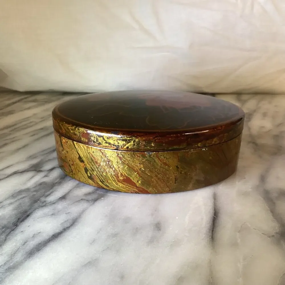 Vintage Laquered Trinket Box